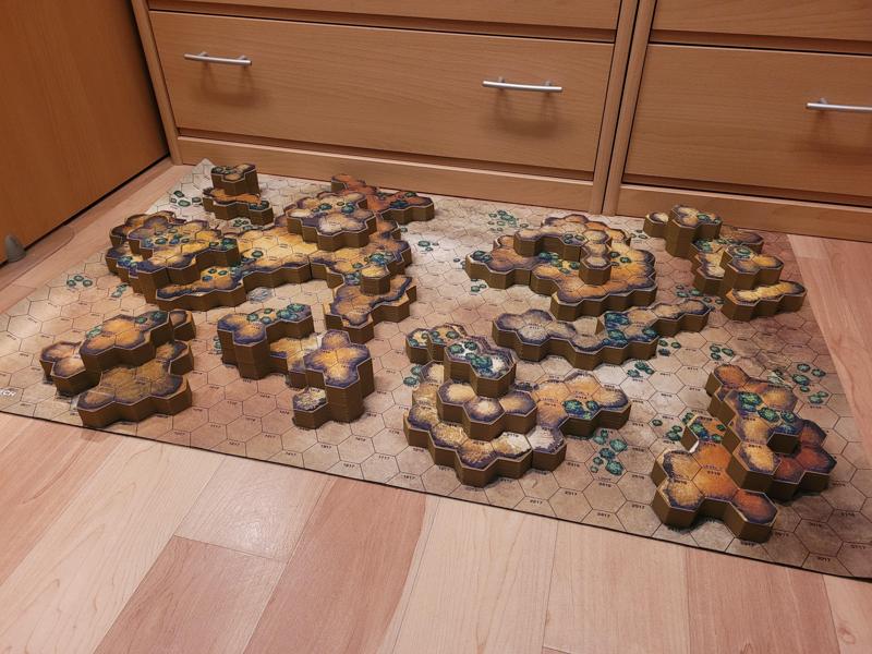 BATTLETECH TERRAIN NEOPRENE BATTLE MAT SAVANNA