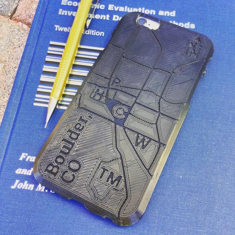 Map Phone Case - Boulder, CO