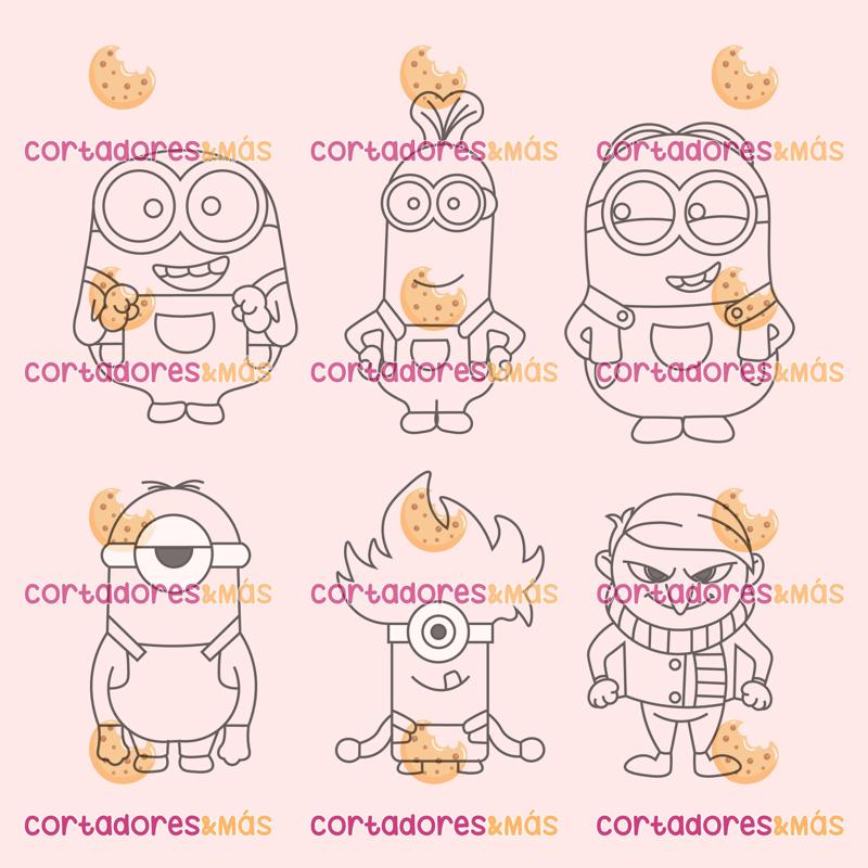 Minions Cookie Cutters - Cookie cutter minions