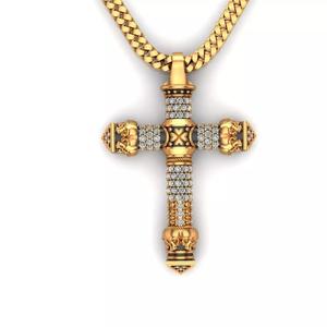 Cross with skulls