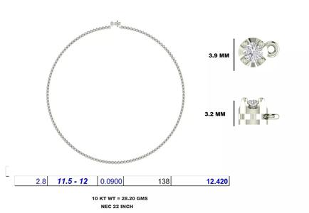 Tennis Necklace