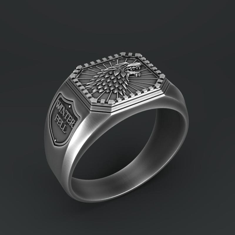Game of Thrones House Stark Ring