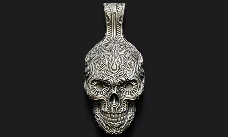 Fancy Skull pendant