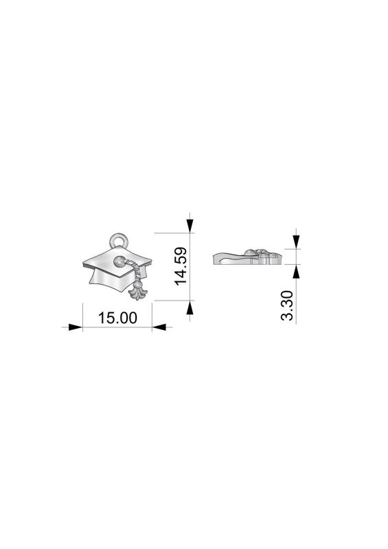 Graduation Charm ready to print