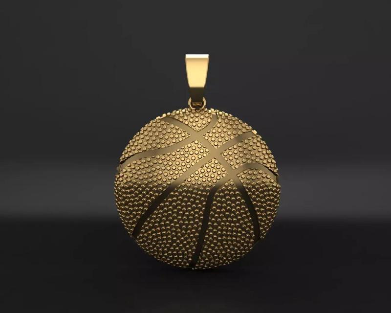 Pendant basketball ball