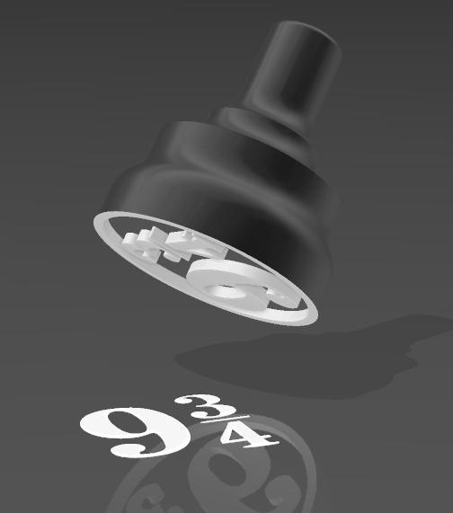 sello plataforma 9 3/4 harry potter