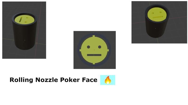 Rolling Mouthpiece Poker Face