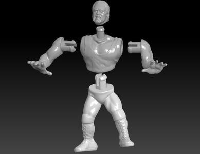 Hulk Hogan vintage WWF action figure