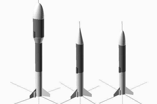 Customisable Modular Model Rocket