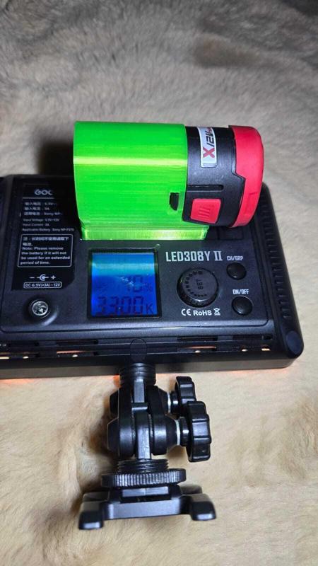 Parkside 12v battery to NP-F battery