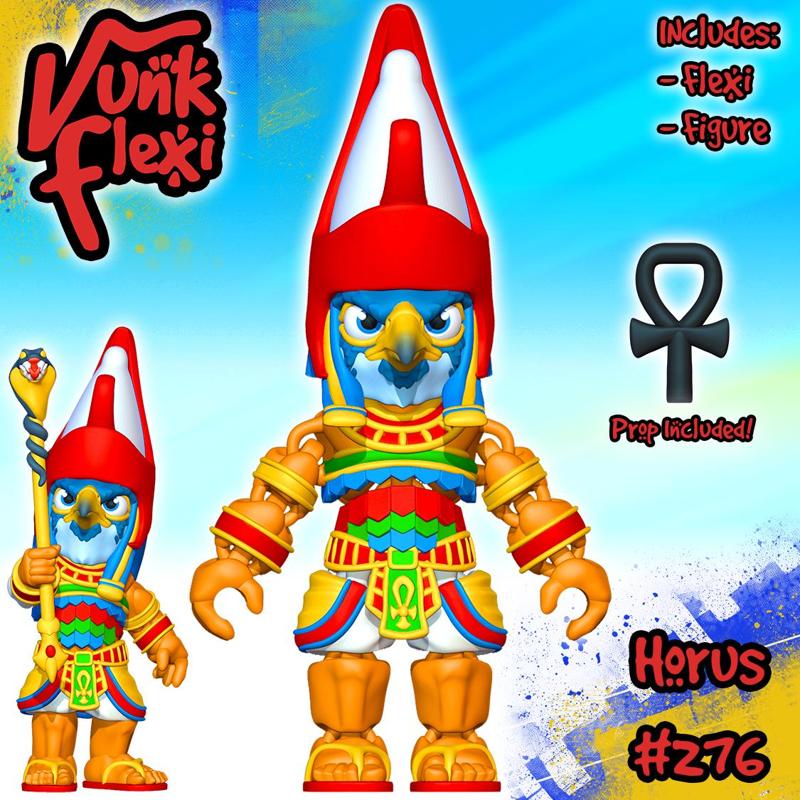 Ancient Egypt Horus MultiColor Flexi Print-In-Place + figure