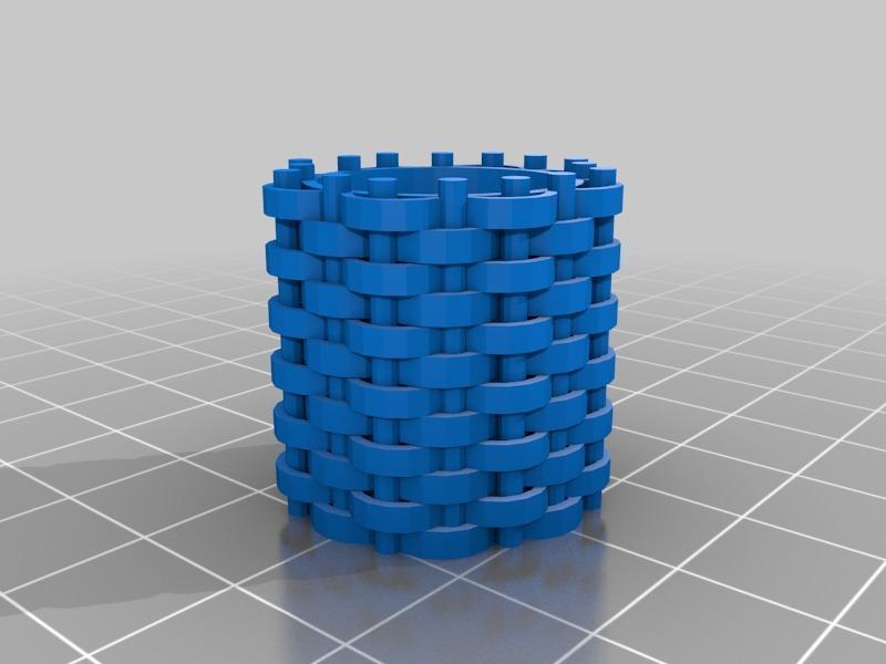 Gabion and Wine Barrels