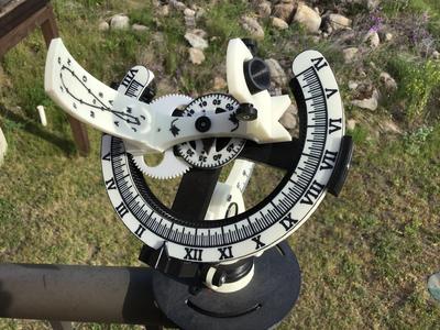 Super Accurate Heliochronometer Sundial - 2025 - Southern Hemisphere Version