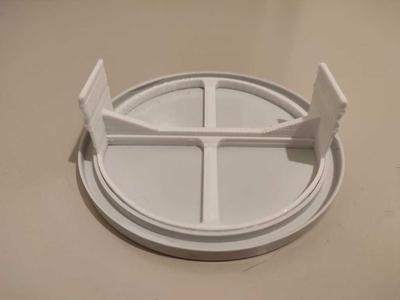 Adapter for octagonal electrical box cover (Genrod)