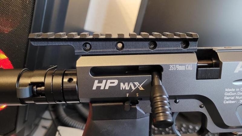 HP MAX 11mm WEAVER to 21.2mm PICATINNY Rail A DAPTER 135mm 90MOA (1.5 °)