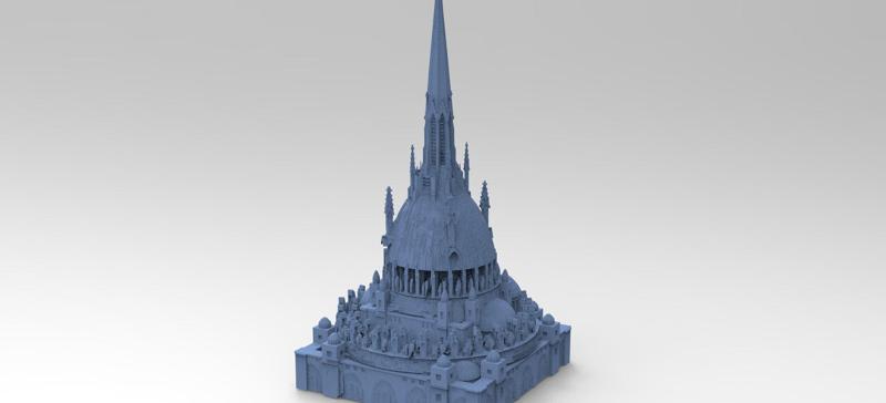 Desert Persian Fortress Tower