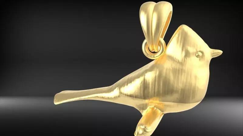 Cardinal Bird Pendant Necklace Charm Bracelet Jewelry