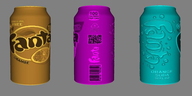 fanta orange lithophanie lamp