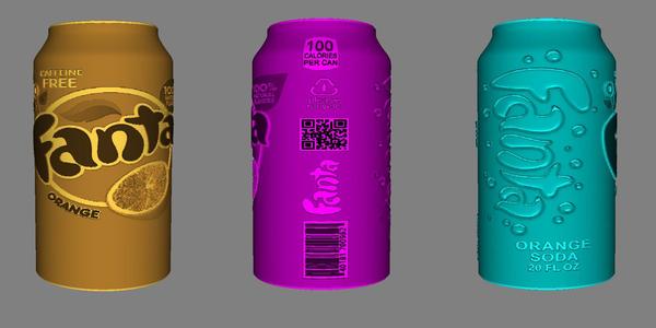 fanta orange lithophanie lamp