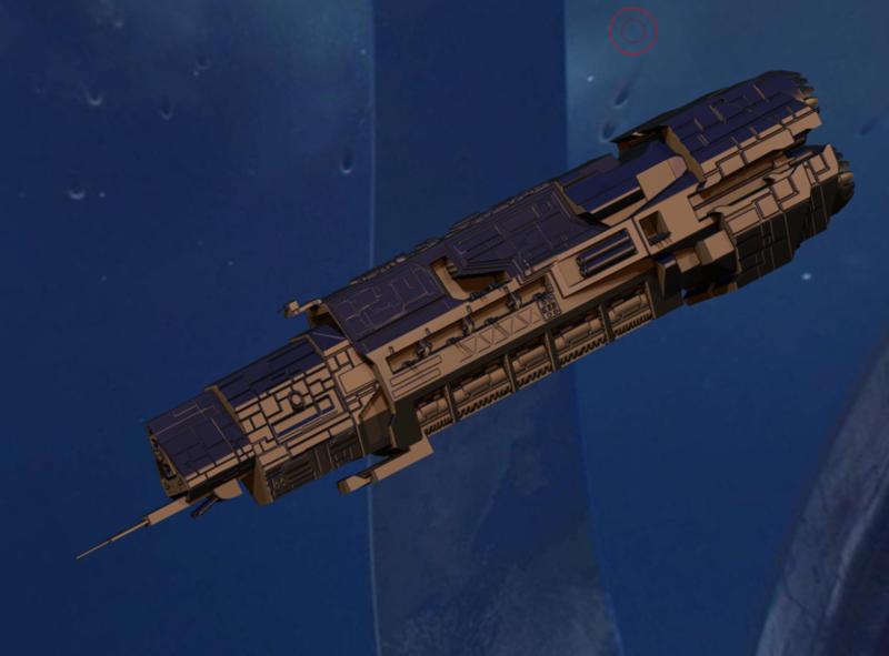 Halo UNSC Halcyon class cruiser Pillar of Autum