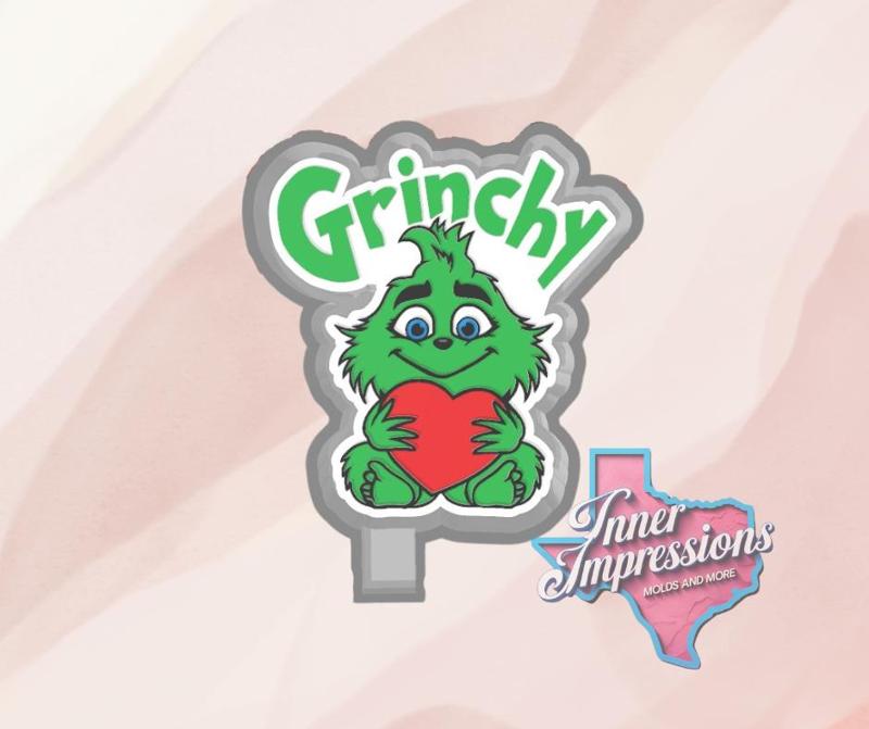 Cute Grinch Freshie Mold