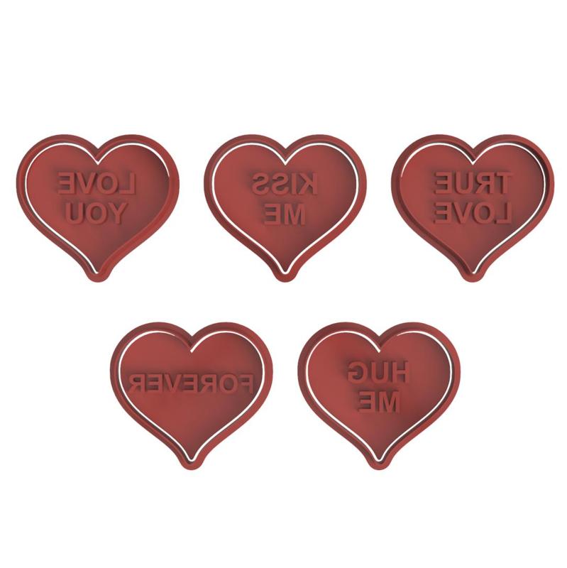 Valentine Cookie Cutter Set of 5
