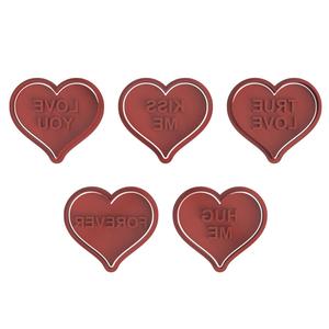 Valentine Cookie Cutter Set of 5