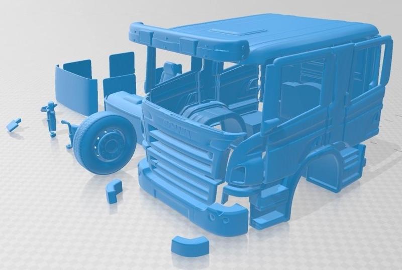 Scania P310 Crew Printable Cab Truck 2011