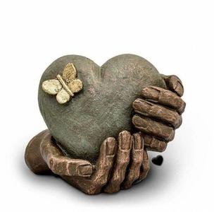 Heart in Hands with Butterfly