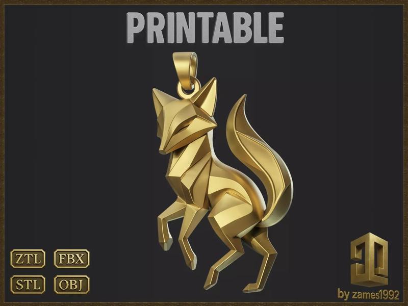 Geometric Fox Jewelry