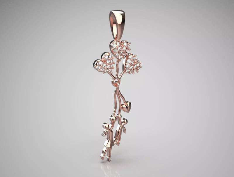 sister and brother pendant jp0018