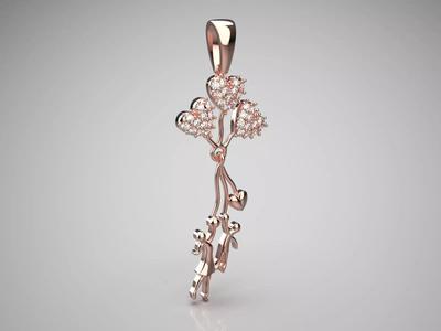 sister and brother pendant jp0018