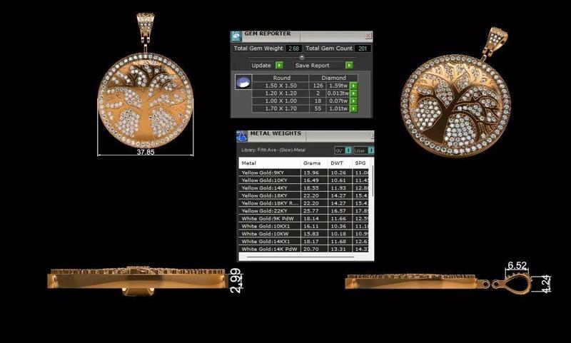 Hip Hop Style Jewelry  STL  3DM Files Printable  Editable