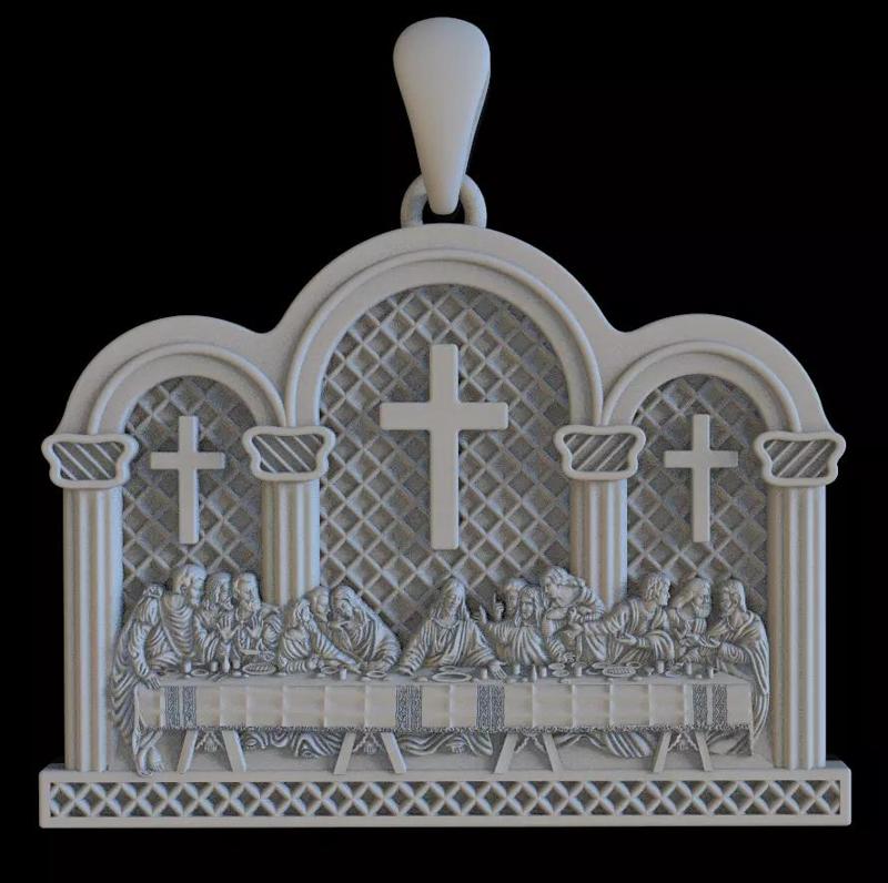 last supper pendant