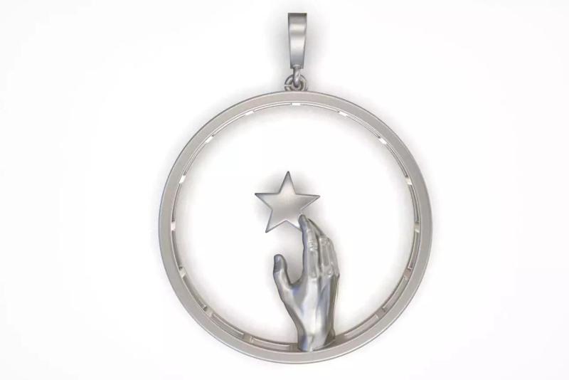 Hands Pendant Necklace