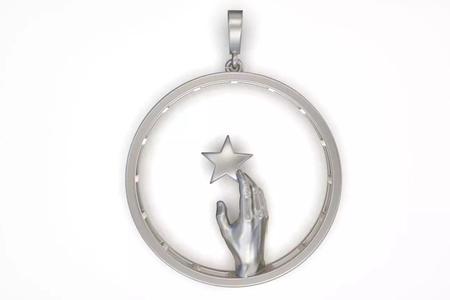 Hands Pendant Necklace