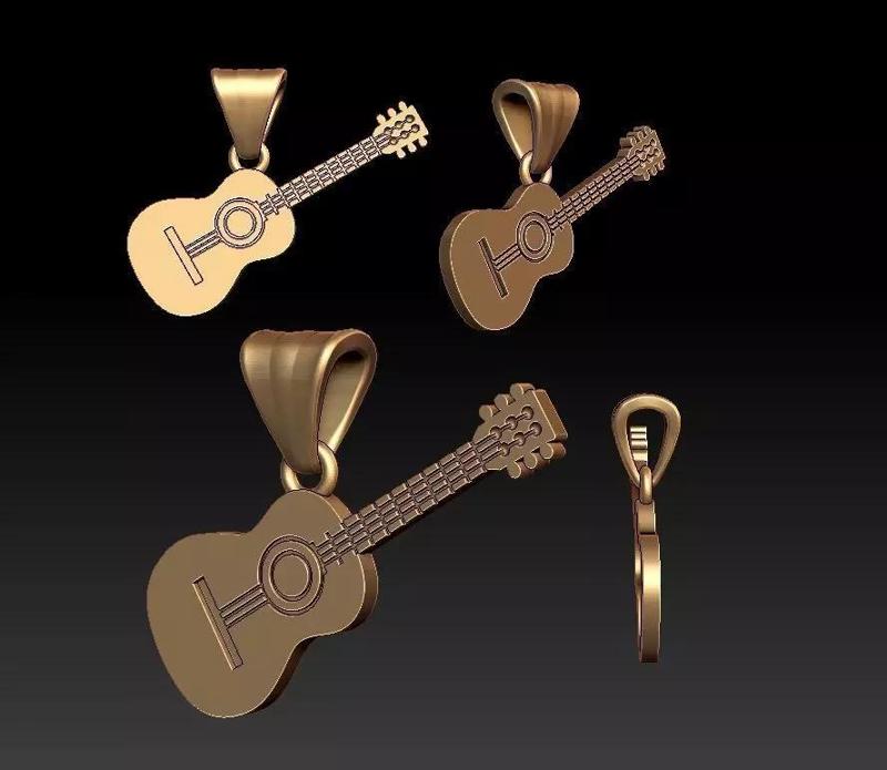 Guitar pendant