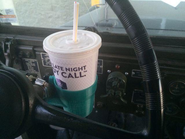 Cup holder for Dodge M37 or WC (Army Truck).