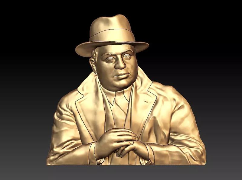 Al Capone bas relief sc02