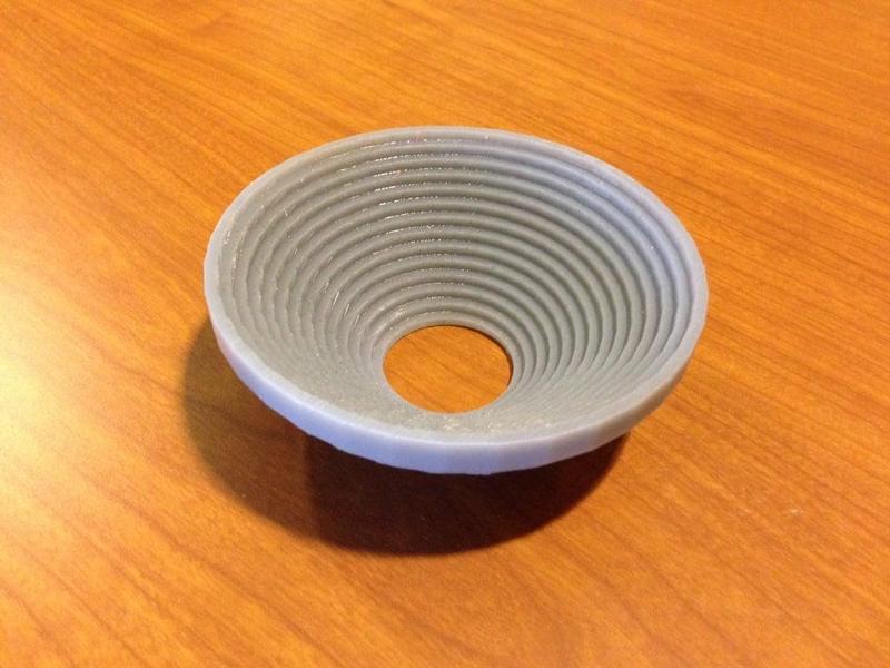 Strange Bowl: 16 cylindrical shells