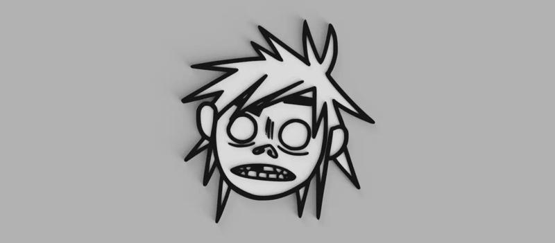2d - Gorillaz Logo Picture Wall
