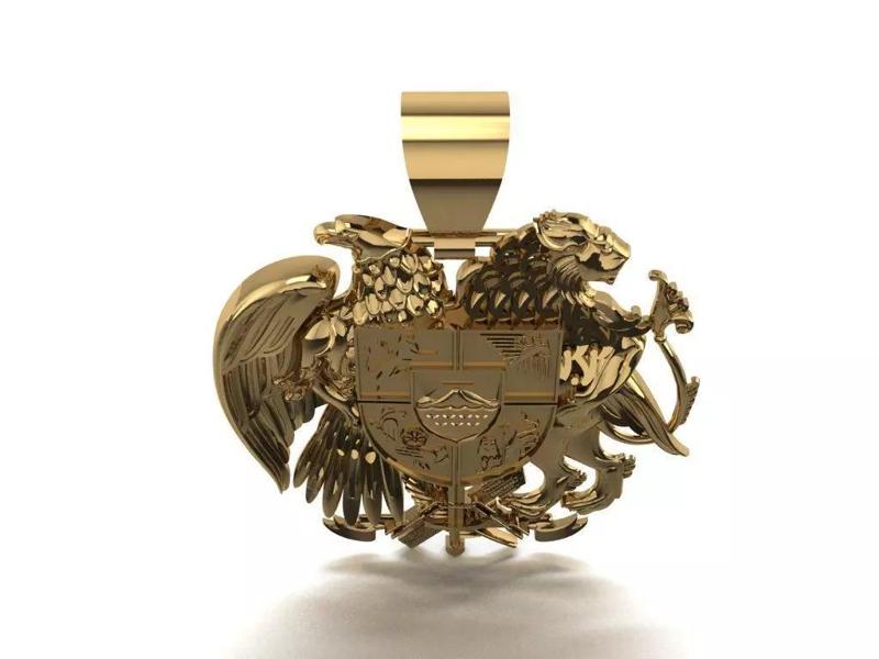 Armenia  coat of arms necklace 486
