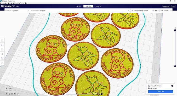 Pokemon Go Community Day #44 coin - Oshawott