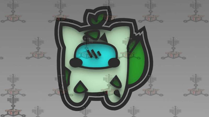 Cookie cutter pokeamong bulbasaur