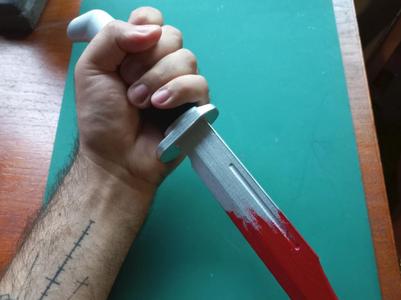 Ghost face knife