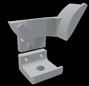 double wall mount for stratocaster style guitars