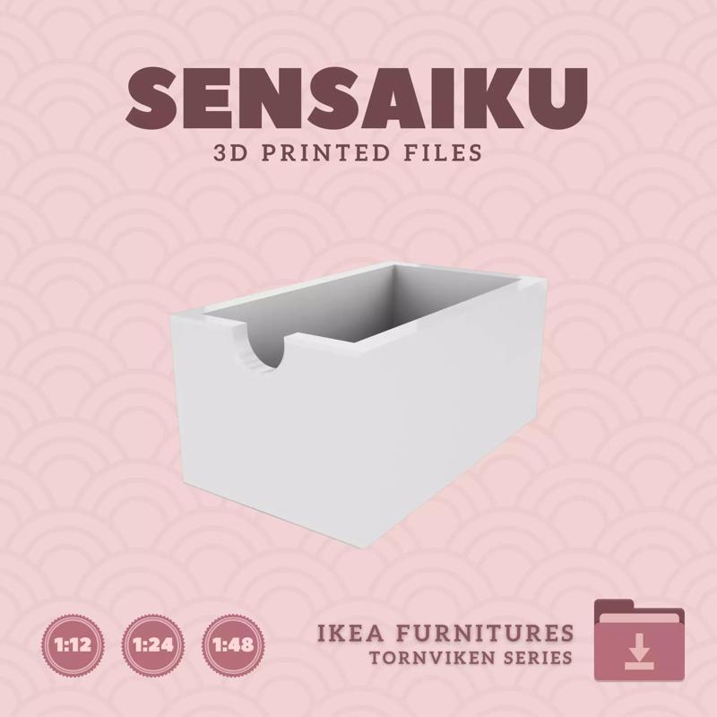 TORNVIKEN Box for Miniature Dollhouse - IKEA - 3D Print