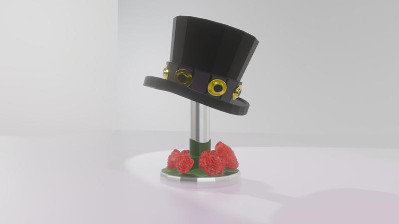 LOW POLY SLASH HAT