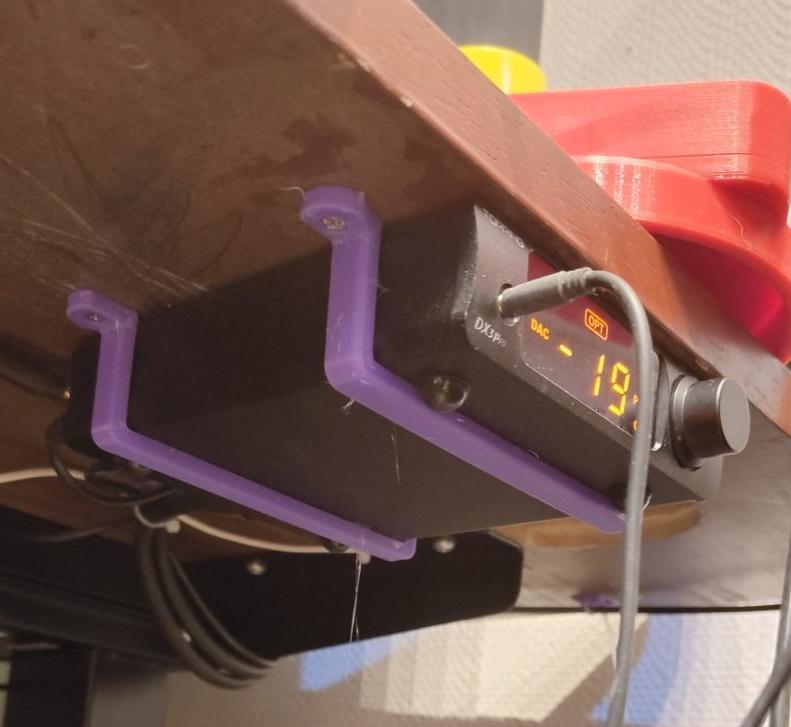 Topping dx3 pro under desk bracket