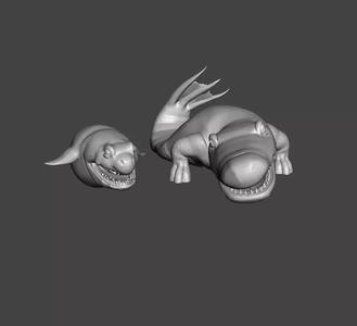 Earth Crawlers Seven deadly sins 3D Model